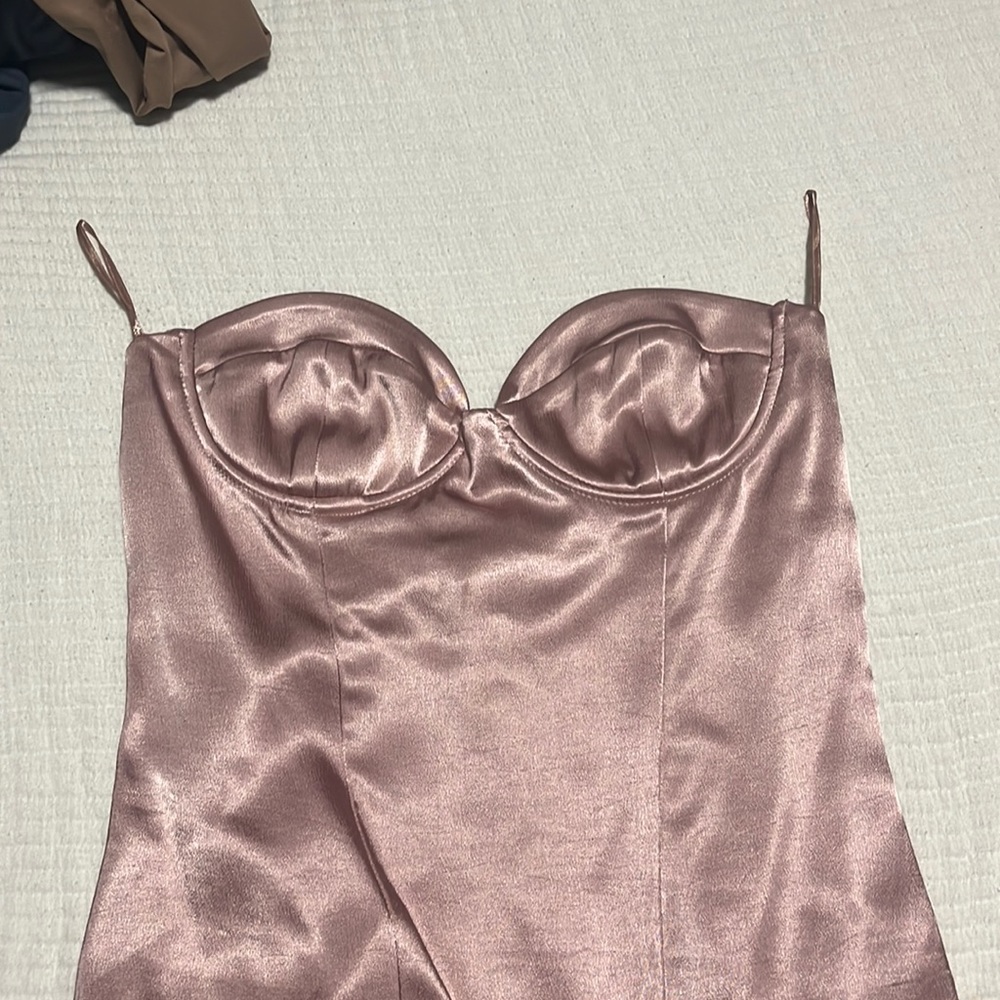 Silk body suit